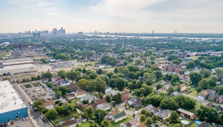 Detroit aerial image
