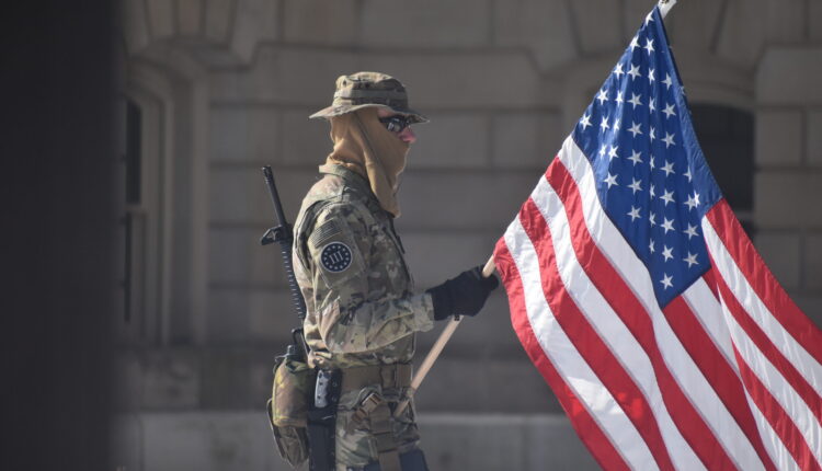 Small right-wing crowd demands so-called 'forensic audit,' doesn't enter Capitol as planned ⋆ Michigan Advance