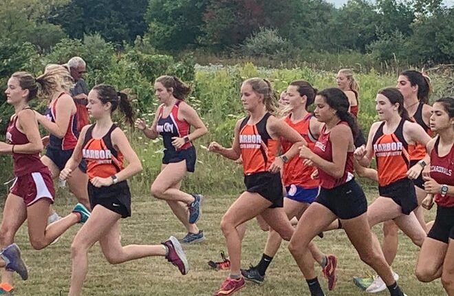 Local runners from Harbor Springs, Charlevoix and Boyne City take off at the start of the Ryan Shay Relays in Charlevoix this weekend, with many programs opening the 2022 season.