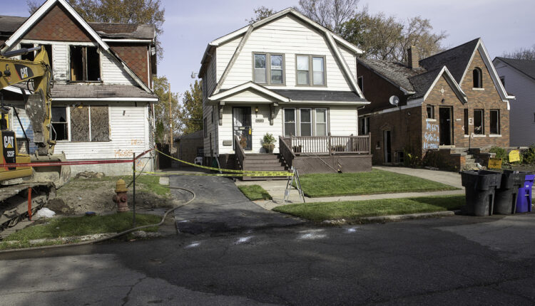 How has Detroit been doing on its demolition work?